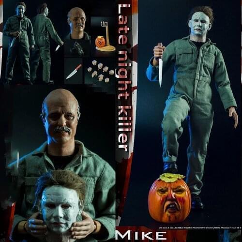 BBK009 1/6 Scale Halloween Night Killer Mike Model Figure Full Set Action Fogure for Collection In Stock