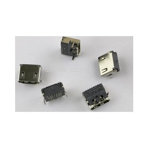 Free shipping 20pcs/lot made in china for ps3 2000 2500 console hdmi-compatible socket connector port