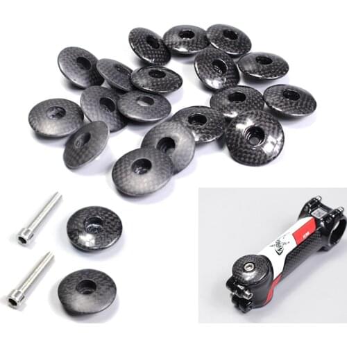 Full Carbon Fiber Headset Cover Bicycle Stem Cover/Headset Cover/Wrist Set Cover/Riser Cover/Carbon Cover Bicycle Accessories