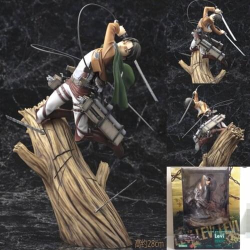Anime Attack On Titan 203 Mikasa Ackerman Figma Action PVC Figure Model Toy Battle Damage Bloody Captain Figurine Collectible