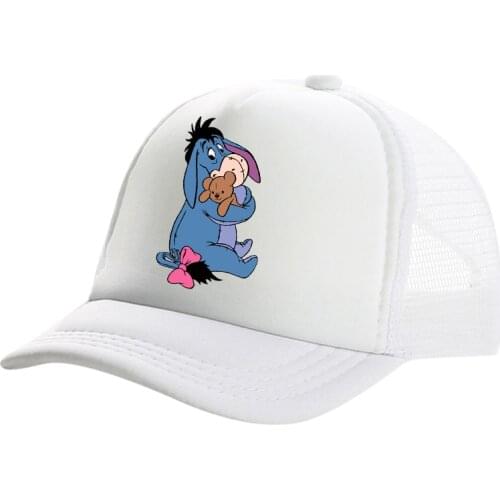 Fashion Winnie the Pooh and Friends womens mens baseball caps womens mens leisure sports sun hats elastic caps