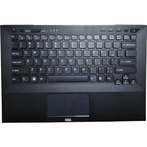 NEW US keyboard for Sony Vaio VPC-SB VPC-SB3C VPC-SB1V9E/B English laptop keyboard Palmrest Cover PCG-41217T 41219T 41213P