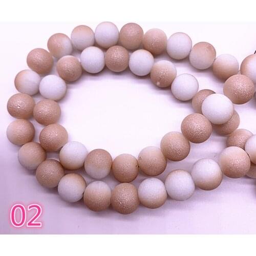 Wholesale 6/8mm Frosted Matt Austrian Crystal Beads High Quality Glass Loose Beads Handmade DIY Jewelry Making For Bracelet #02