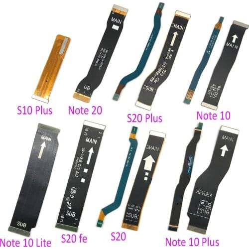 Main FPC LCD Display Connect Mainboard Flex Cable Ribbon For Samsung Note 10 Lite Note 20 S10 Plus 5G S20 Fe