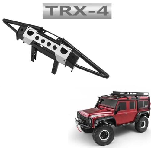 Rc Car TRAXXAS TRX4 DEFENDER Body Front Metal Bumper Protector For 1/10 Remote Control Cars Toys Crawler Truck Option Part