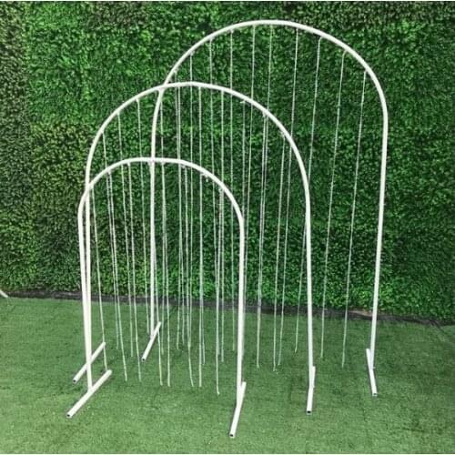 Wedding Arch Road lead iron door wedding decoration flower balloon support background frame party birthday decoration