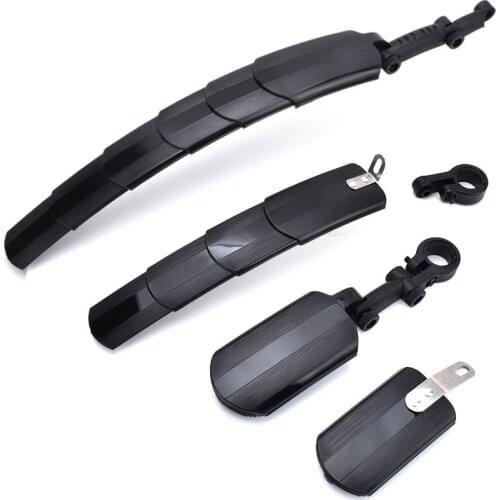 Telescopic Folding Bicycle Fenders Quick Release Mtb Front Rear Mudguards Cycling Parts Mountain Bike Fenders