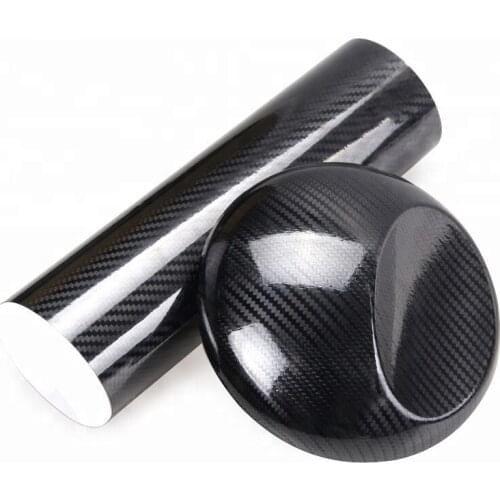 Carlas 200mmX1520mm 5D Carbon Fiber Vinyl Film high glossy warp Motorcycle Car Stickers Accessories Waterproof Automobiles
