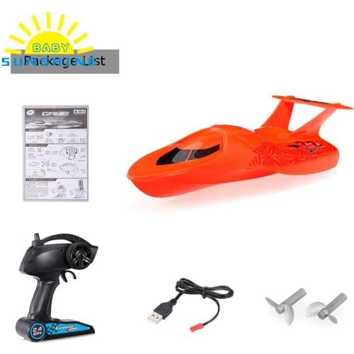 Top Quality Remote Control Boat Sea Wing Star 3322 2.4GHz Mini Radio Control Electric Racing Boat RTR Red/Blue toys for Kids