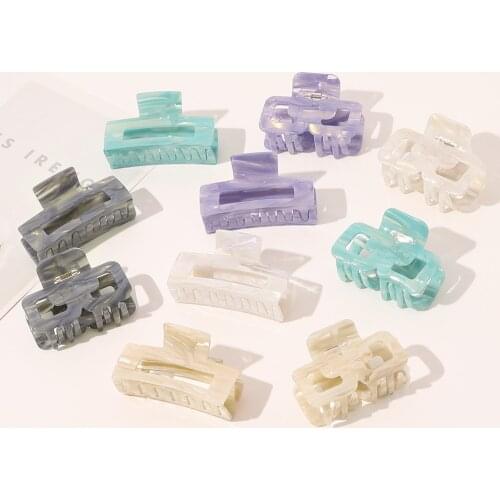 2021 New Fashion Medium sweet Boutique acetic acid wild geometry Hairpin Barrette for Women Girl Accessories Headwear