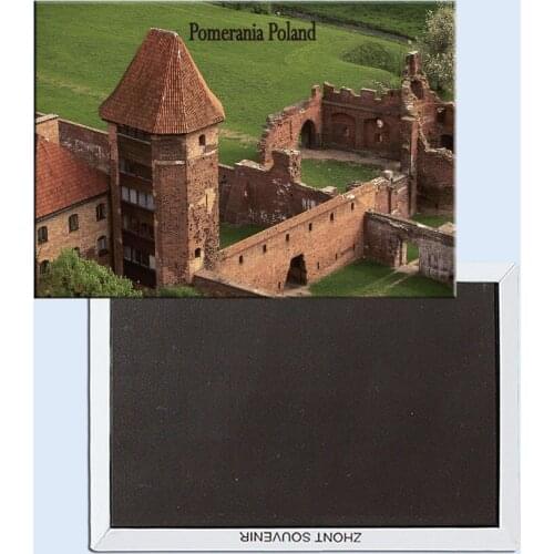 Castle of Teutonic Knights, Malbork, Pomerania, Poland, Refrigerator magnet, Tourist souvenirs, Home creative ornaments 24702