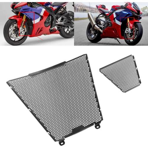 Motorcycle Grille Radiator Cover Guard Protector Coolant Protection System Replacement for Honda CBR1000RR-R SP 2020-2021