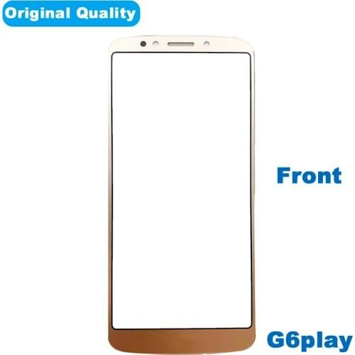 10PCS For Motorola Moto G6play G6 Play xt1922 Replacement Front Outer Screen Glass Lens Touch Screen LCD Cover