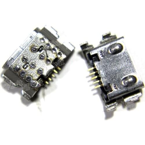 10pcs/lot Micro USB 5Pin Jack Connector socket Data charging port tail plug For Samsung Galaxy A01 A015 A015F/DS