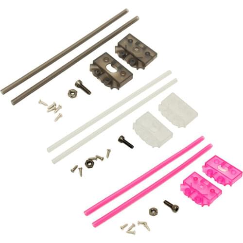 2 Set FrSky 2.4G Receiver Antenna Fixing Seat Receiver Antenna Fixing Seat Transparent for RC Multirotor FPV Drone Quadcopter