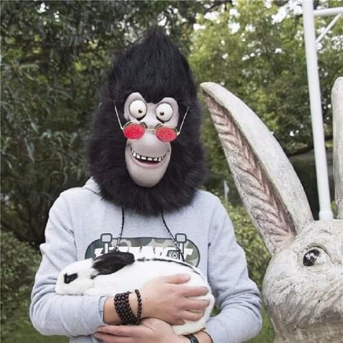 2016 Movie Sing Cosplay Gorilla Johnny Latex Mask Gorilla Animal Mask Koala Pig Halloween Party