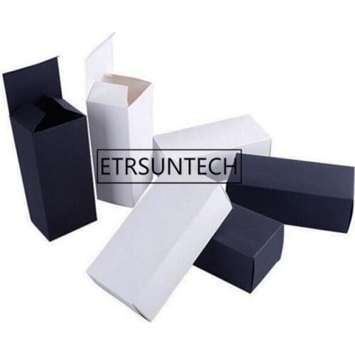 300pcs/lot 17cmx7.5cmx6cm Blank Black/White Packaging Paper Box Sunglasses 3D Glasses Gift Boxes wholesale