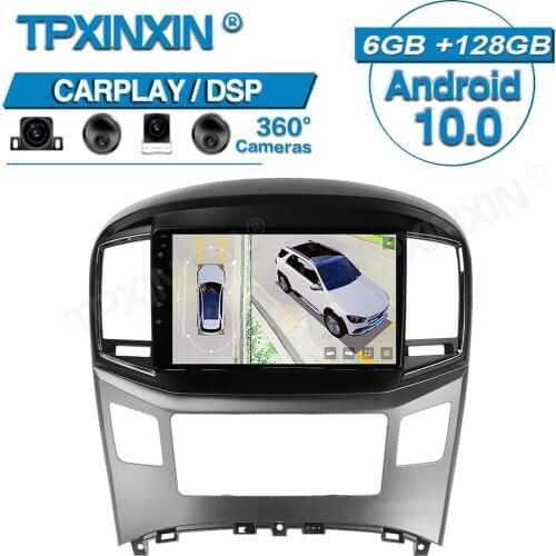 Android 10 Car 360 HD For Hyundai H1 2016-2019 Auto Surround View Camera Car Multimedia Player Stereo Radio GPS Navigation IPS