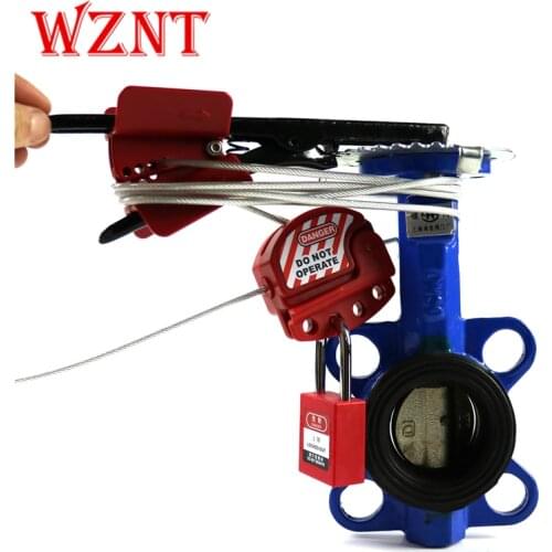 Free shipping NT-BV11 Industrial Safety Butterfly Valve Lockout