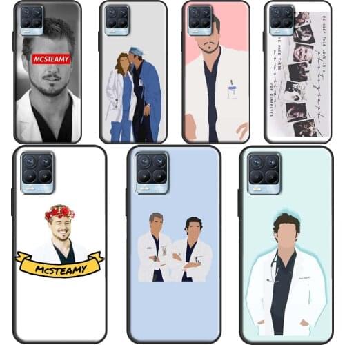 Greys Anatomy McSteamy For OnePlus 9 Pro 8 Pro 8T 9R Case For Realme GT Neo 6 7 i 8 Q3 Pro C21 C15 C11 C3 Coque