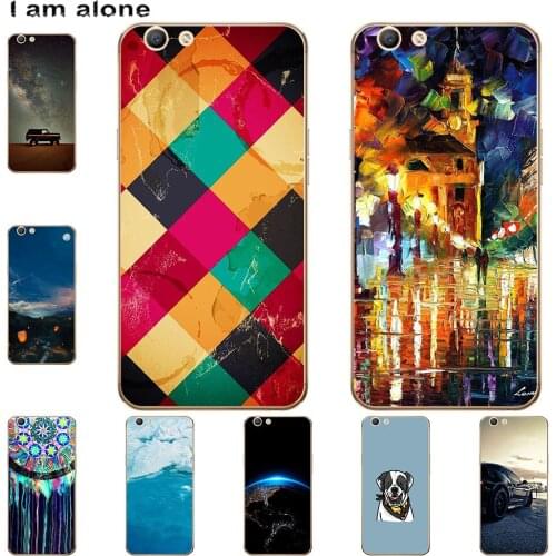 I am alone Phone Case For OPPO A59 A59S A77 A79 Fashion Color Cute Cartoon Printed Paint Mobile