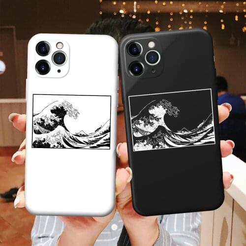 Japan Sea Wave Ocean The Great Wave off Kanagawa Phone Case For iphone 12 11 Pro Max 6S 7 8 plus SE 2020 X XS MAX XR Cover Coque