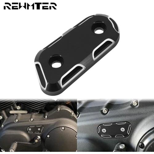 Motorcycle CNC Black Inspection Cover Aluminum Chain Cover For Harley Sportster XL883N Iron XL1200V Seventy Two SuperLow Custom