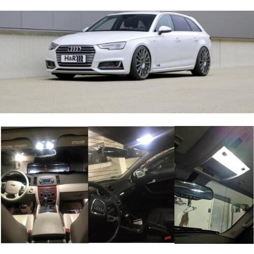 For audi A4 B9 Avant 8W5 2017 Car Led Interior Lighting dome lights bulbs for cars error free 19pc