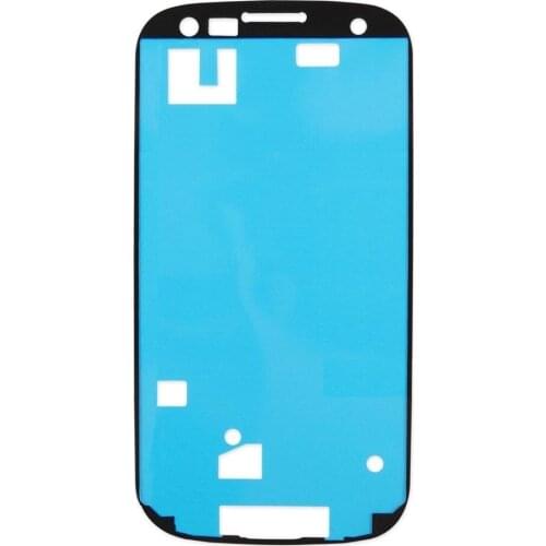 For Samsung Galaxy S3 i9300 i9305 i535 i747 L710 i747 T999 Front Housing Frame Bezel Plate Adhesive Sticker 10pcs/lot