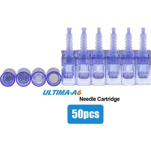 50pcs Dr.pen Ultima A6 Micro needle Microneedling Cartridges Disposable Derma Pen Replacement Head Derma Roller