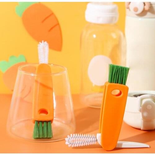 Kitchen Accessories Cleaning Brush Multifunctional Convenient Plastic Soft Anti-scratching Dish Pot Washing Brush for Home