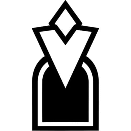 Skyrim Marker Fashion Vinyl Stickers Car Accessories Car-Styling Black/Silver Good Quality Waterproof Sun Protection Anti-UV