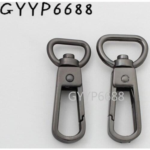 10-30-100 pieces 13mm 16mm inner matte gun high quality snap hook for woman bag swivel clasp hooks bag hardware wholesale price