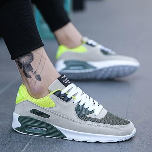 New Mens Sneakers Fashion Light Casual Shoes Man Gym Shoes Comfort Outdoor Air Cushion Lace-up Jogging Shoes Zapatillas Hombre