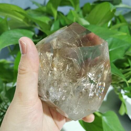Natural Reiki Series Energy Smoky Quartz Free Shape Block Crystal Carving For Home Decoration LJ