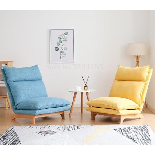 Single Sofa North Ouyang Terrace Leisure Chair Bedroom Sofa Chair Simple Modern Folding Recliner Chair Lazy Sofa