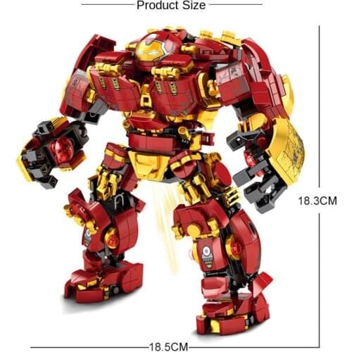 The Avenger 3 Thanos Infinity Gloves Sent 6Pcs Energy Stones Brinquedos Building Blocks Bricks Models Figure Educational Toys