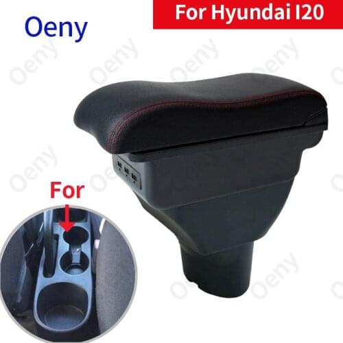 For Hyundai I20 Armrest box 2012 Interior Parts special Retrofit parts Center Storage box car accessories
