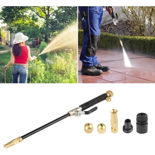 Portable High Pressure Power Washer Wand for Car Washing Gutter Patio Car Window Cleaning Tool 3 Hose Nozzle