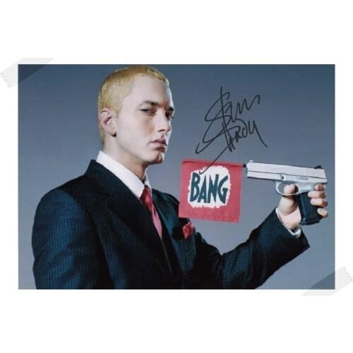 Signed Eminem Slim Shady autographed original photo 7 inches collection free shipping 112017B