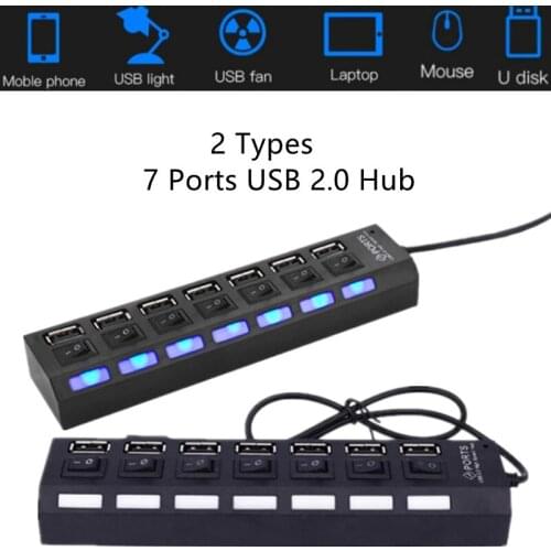 Comprehensive Compatible High Speed Mouse U Disk USB Independent Switch AC Power Usb Expander USB Splitter Computer Accessories