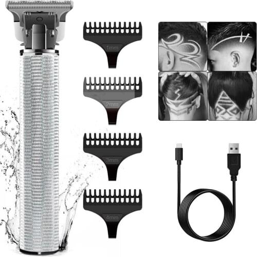 USB Rechargeable Hair Clipper Barber Professional Electric Hair Trimmer Cordless Men Beard Trimmer Hair Cutting Machine Shaver