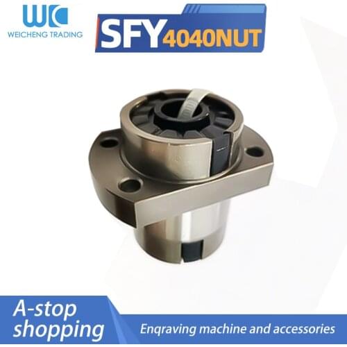 High speed and large lead precision ball screw slide table fixing seat SFY4040 nut module screw