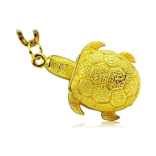Gold silver Fashion Tortoise Design Quartz Fob Pocket Watch With Necklace Chain Best Gift To Girls Children