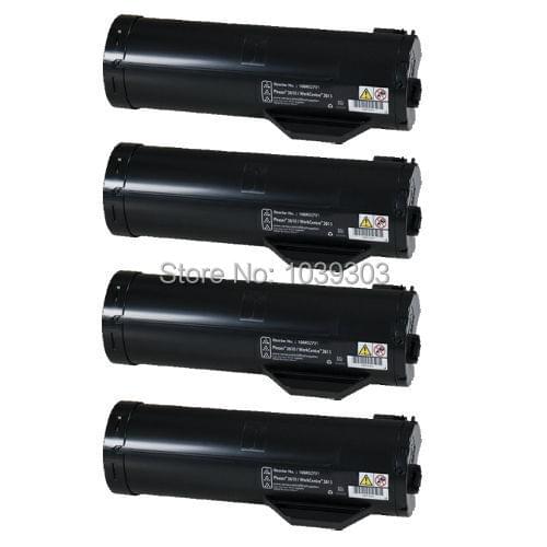 4x Black Toner Compatible for Xerox Phaser 3610 WorkCentre 3615 106R02731 25,300 pages