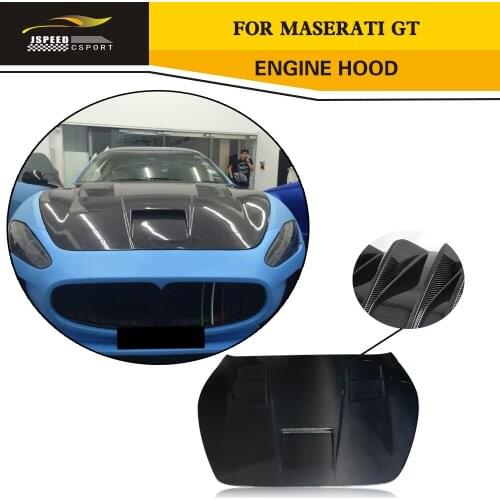 Carbon Fiber Car Styling Auto Engine Hood Car Bonnet For Maserati GranTurismo GT Coupe 2011-2014
