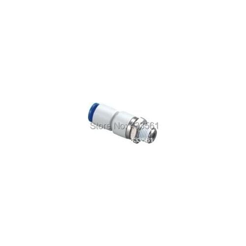 Free shipping High speed pneumatic fittings part male thread connector size M5X0.8 suitable for PU hose components