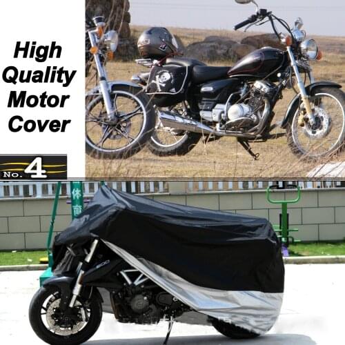 MotorCycle Cover For Yamaha YBA-125 WaterProof UV Sun Dust / Rain Protector Cover Made of Polyester Taffeta