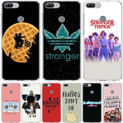 Stranger Things Poster TV Phone Case for Huawei Honor 10 9 Lite Y9 Y5 Y6 Y7 2019 8X 8A 8S 7A 7X 10i 20i Pro V30 Art Coque Capa