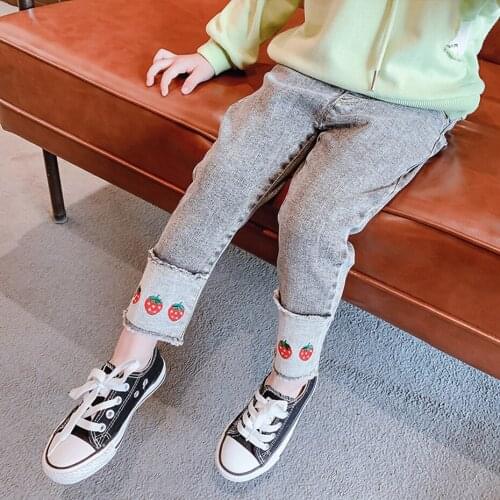 Baby Girl Jeans Patchwork Jeans Baby Casual Style Jeans Baby Girl Spring Autumn Baby Girl Clothes